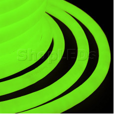 Гибкий Неон LED 360 - зеленый, бухта 50м